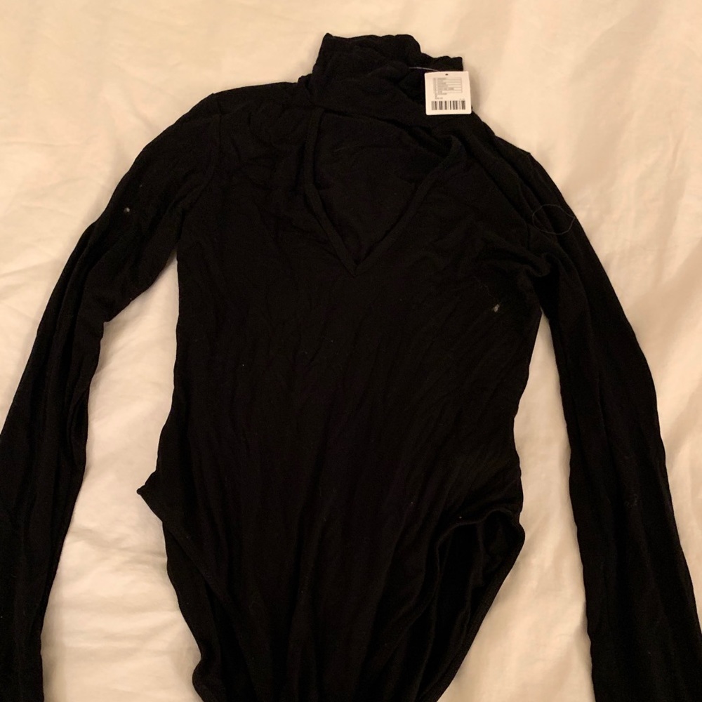 Urban Outfitters Black turtle neck body suit